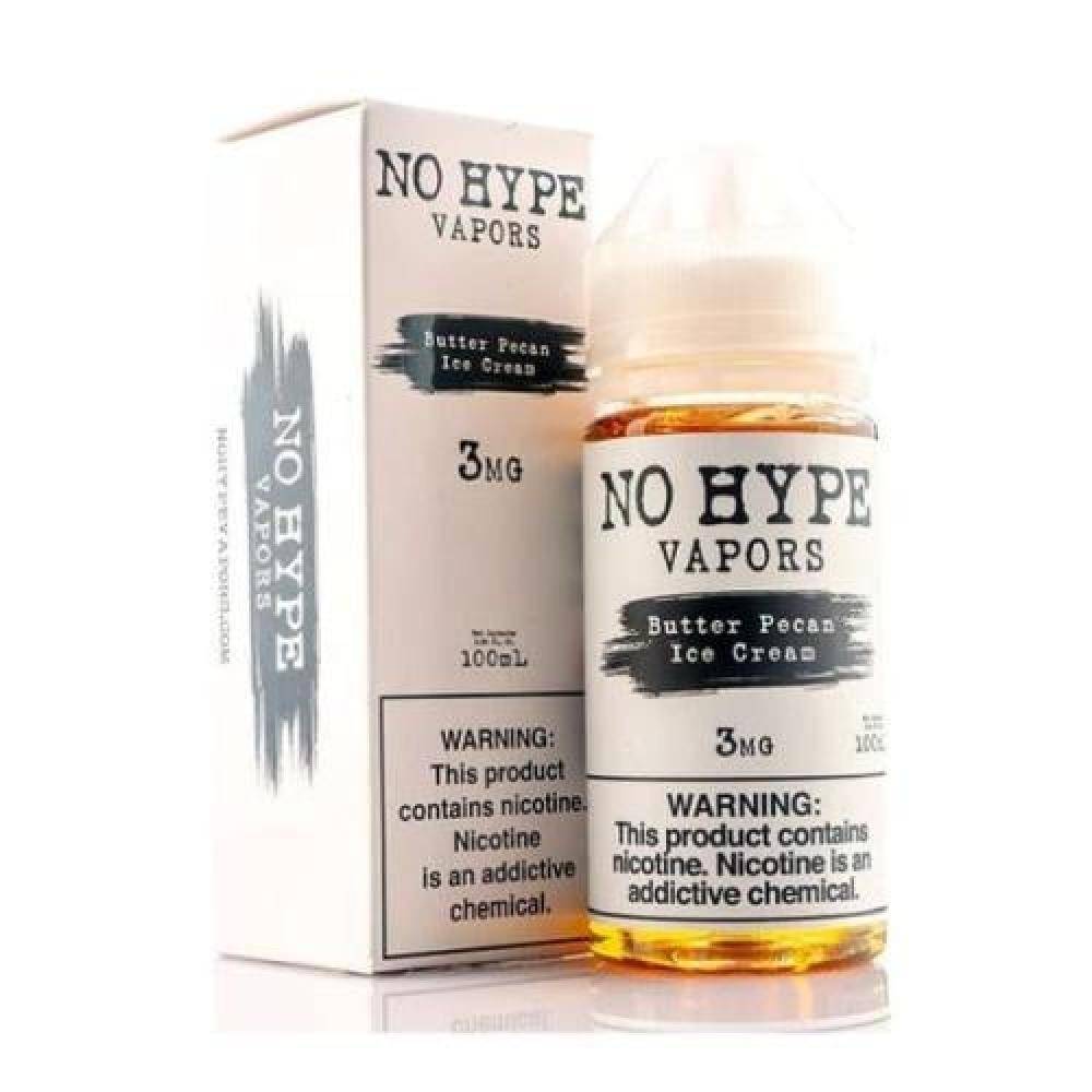 نكهة نوهايب ايس كريم زبدة البيكان سولت NO HYPE BUTTER PECAN ICE CREAM Salt 30ML