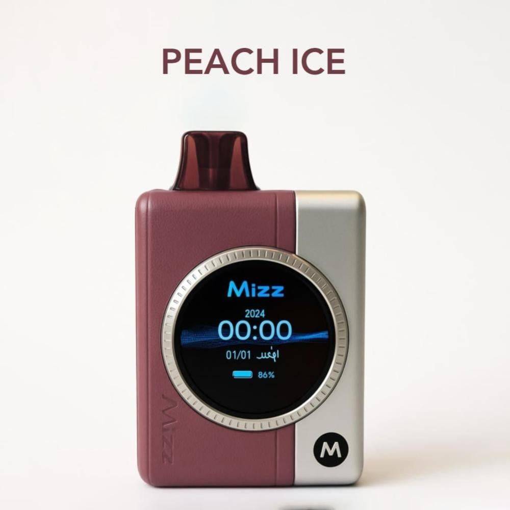 بودات مز ام ون 18000 موشة خوخ مثلج MIZZ M1 POD 18000 PUFFS PEACH ICE