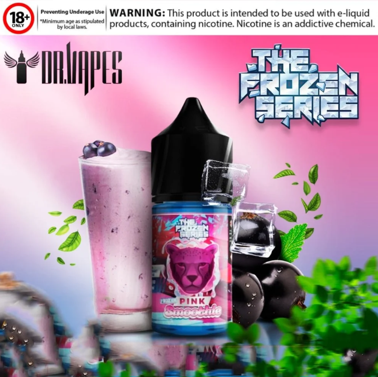 نكهة سولت بينك سموثي فروزين بارد -Pink Panther Pink Frozen Smoothie Salt