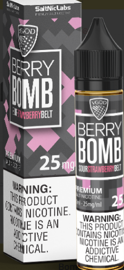 نكهة سولت فيقود قنبلة الفراولة Bomb Berry Strawberry VGOD