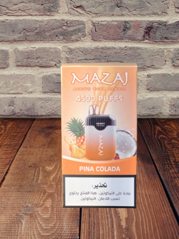 سحبة مزاج انفينيتي 4500 موشة جوز هند انانس Mazaj Infinity 4500 Puff pina colada