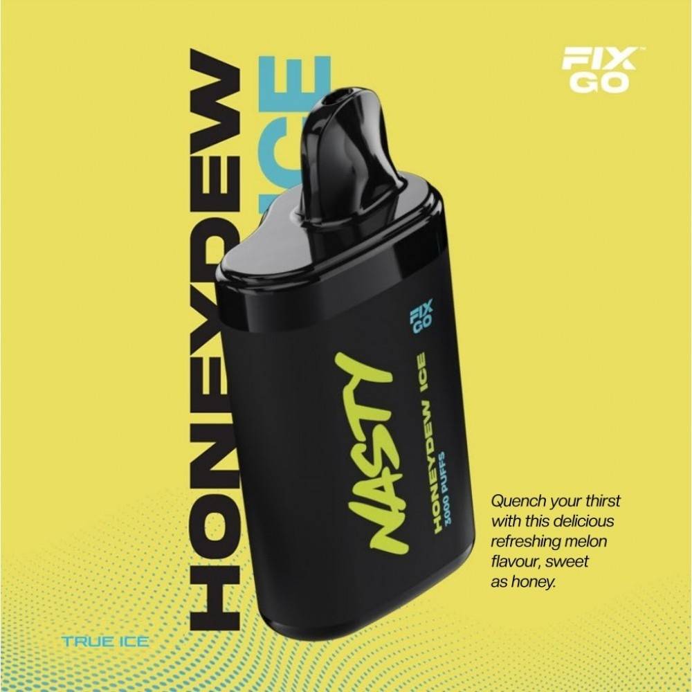 ناستي 3000 فوكس فيكس جو شمام بارد NASTY FIX GO 3000 Honeydew Ice