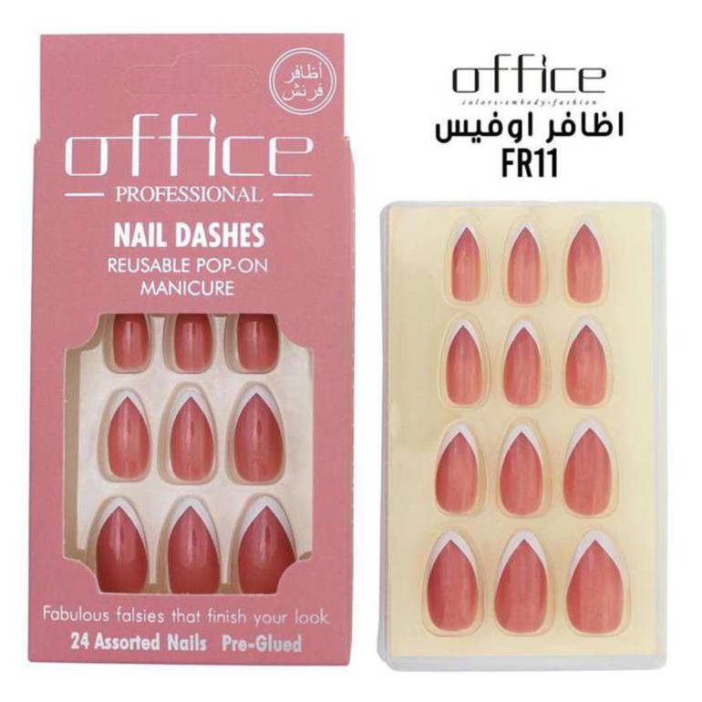 أظافر صناعية لون زهري سيمون غامق اوفيس لمعة - Office 