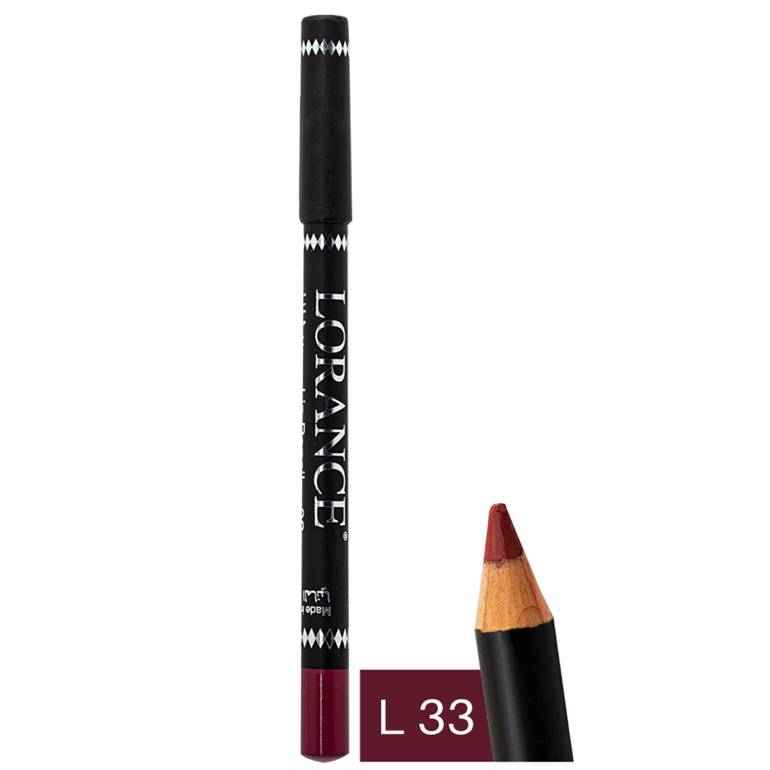 قلم تحديد شفاه لورانس بنفسجي بارد ثابت - LORANCE  درجة اللون - 33