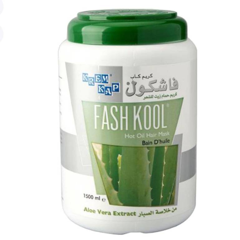 حمام زيت فاشكول بالصبار أصلي طبيعي أفضل ماسك للشعر بالألوفيرا (Fash Kool) - 1500مل
