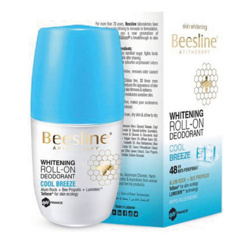 مزيل عرق بيزلين للقضاء على رائحة العرق وتفتيح الابط ( Beesline Cool Breeze ) - 50مل