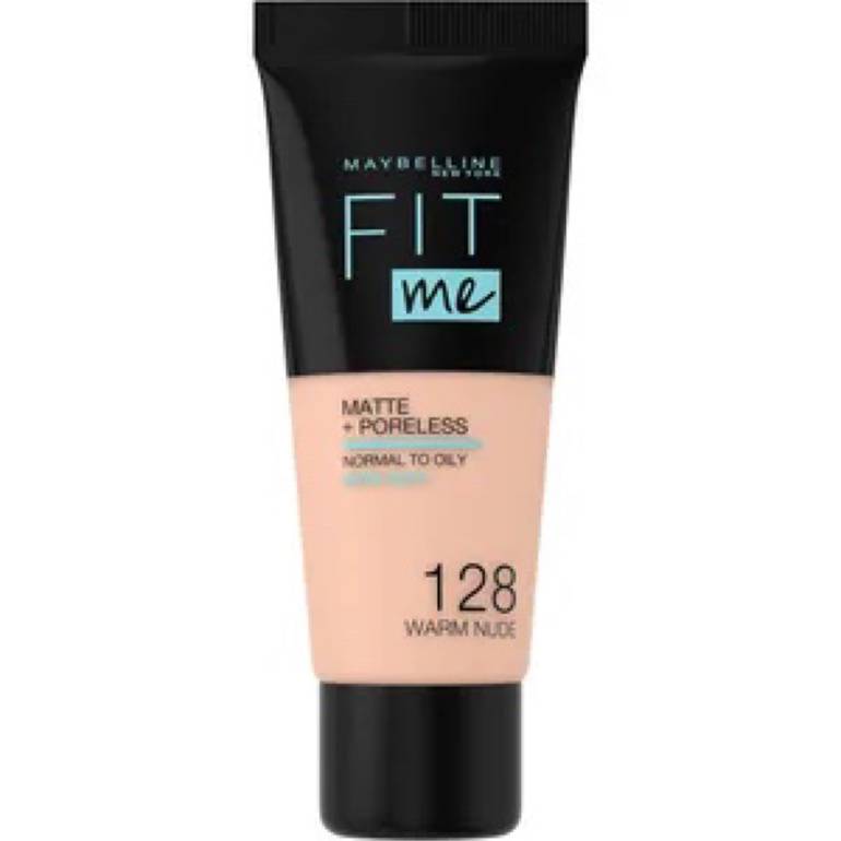 كريم أساس فيت مي ميبيلين نيو يورك مات اند بورلس 128وارم من MAYBELLINE NEW YORK