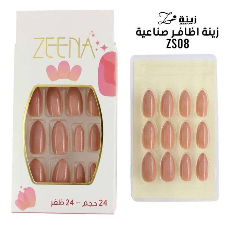 أظافر لون سيمو لماع ذاتية اللصق بدون صمغ من زينة - ZENNA  