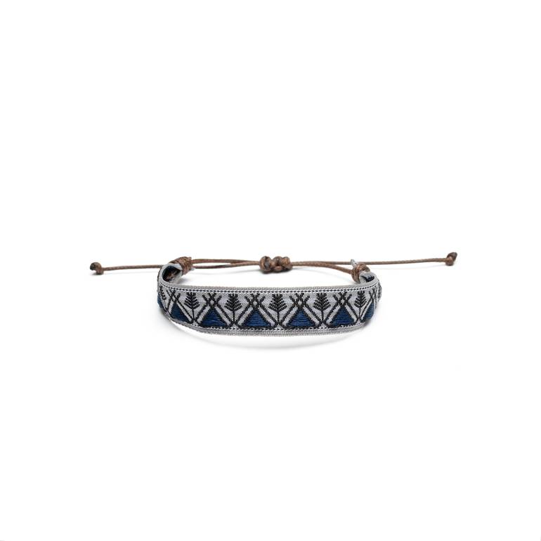 Bracelet with Al-‘Asiri Engraving - أسود