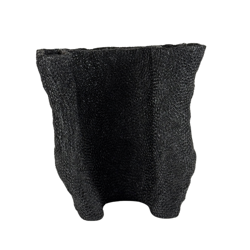 Honeycomb Concave Flower - Black