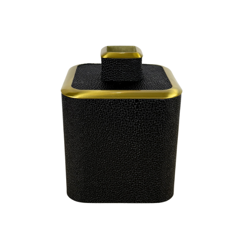 Shagreen Leather Square Tissue Box