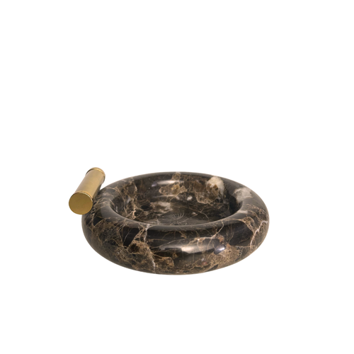 Luxe Trinket Tray - Brown
