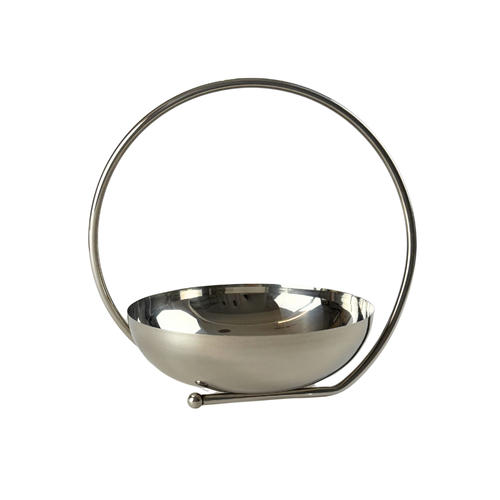 Silver Basket with handle
