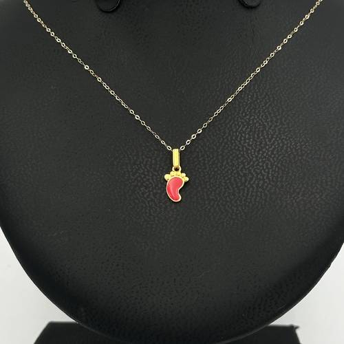  عقد ذهب عيار 18