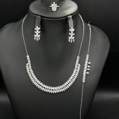 Set 18k white Gold
