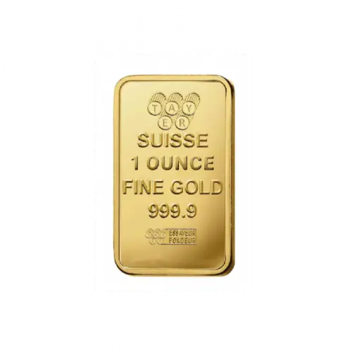 24K Saudi gold bar, one ounce, weighing 31.1 grams