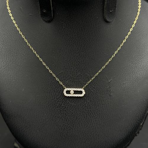 عقد ذهب عيار 18