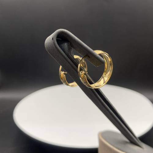حلق ذهب عيار 18 