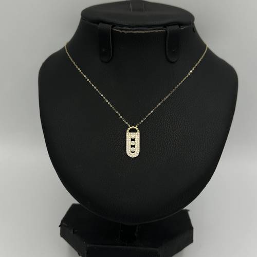  عقد ذهب عيار 18