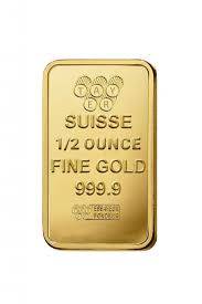 24carat Saudi gold bar weighing half an ounce, 15.5 grams