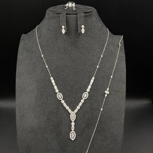 Set 18k white Gold