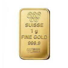 Saudi 24 carat gold bar, weighing 1 gram