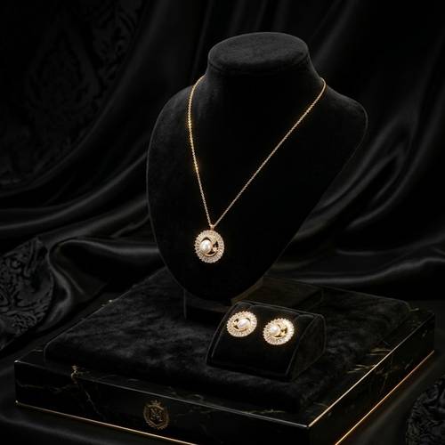 Attractive gold women's set