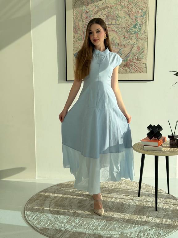 Sky Blue Maxi Dress