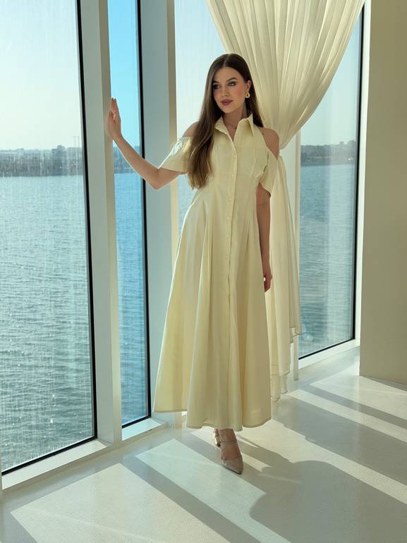 Italian Cotton Ivory Dress