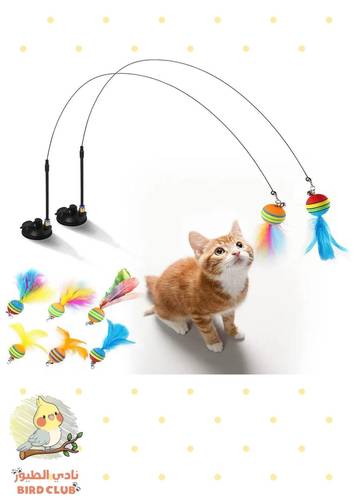سنارة تفاعلية للقطط بقاعدة تثبيت PET-019