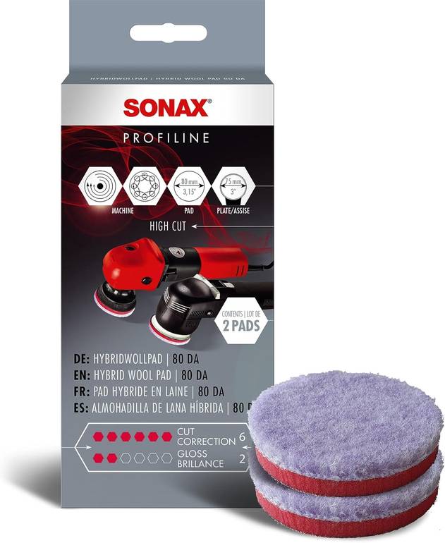 SONAX | بفر تلميع صوف احترافي - قطعتين 