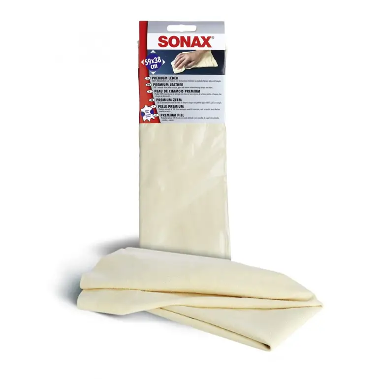 SONAX |  منشفة جلد طبيعي 100% - الفئة الفاخرة 