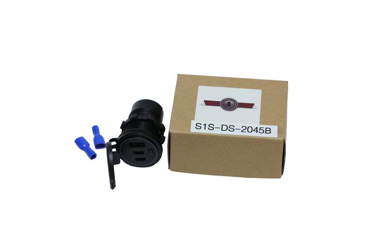 S1S | DUAL PD PARTS +QC3.0 USB CAR SOCKET WITH TOUCH SWITCH