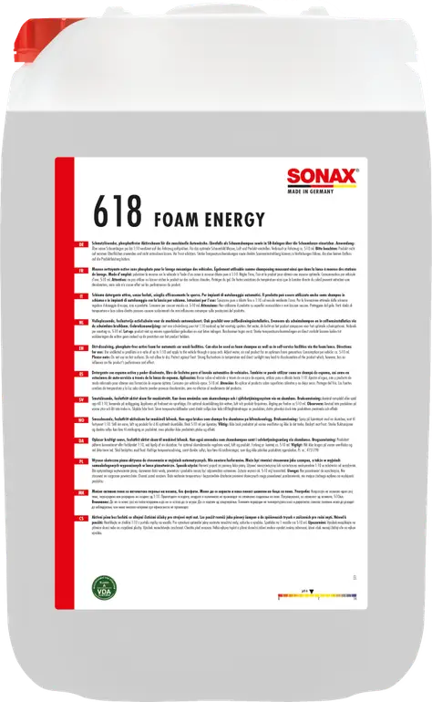 SONAX | شامبو برغوة وتركيز عالي - تنظيف احترافي 