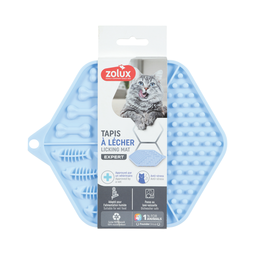 Zolux Silicone Cat Licking Mat Blue