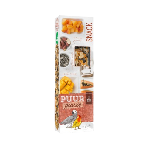 WM PUUR Seed Sticks for Small Parrots With Nuts & Seeds and Fruits 140g