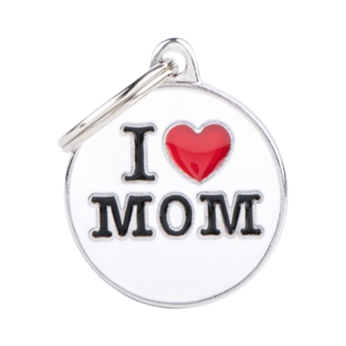 MF Tags I LOVE MOM (MEDIUM SIZE)