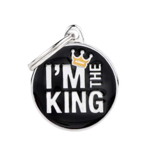 MF Tags I'M THE KING (MEDIUM SIZE)