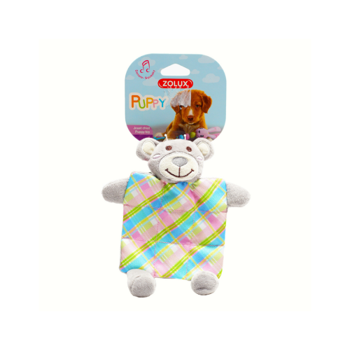 Zolux PUPPY XS PLUSH TOY PLAID For Dogs