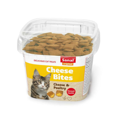 Sanal Cheese Bites in Cup with Chicken for Cats 75g #388198