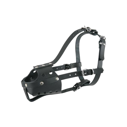 Zolux Black Leather Muzzle Size 6