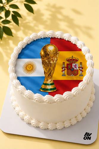 Final Argentina vs. Spain cake