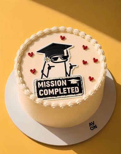 Mission Accomplished Cake 🎓✨