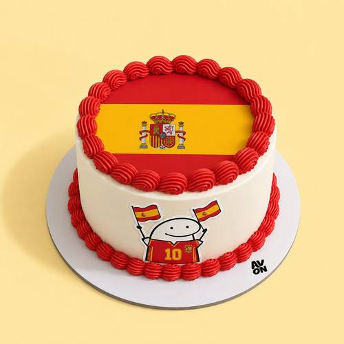 Spain World Champion Cake