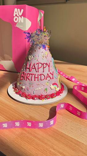 كعكة القبعة 🥳