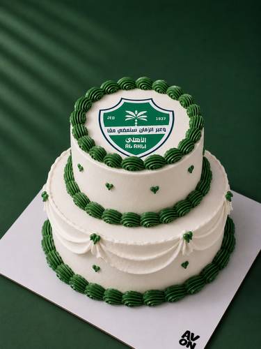 كيكة دورين الأهلي 💚