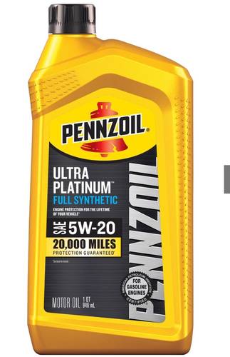 Pennzoil 5w20 ultra platinum