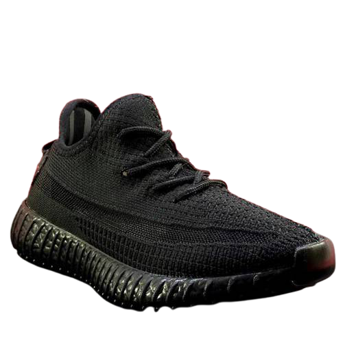 حذاء رياضي نسائي أسود بتصميم ييزي YEEZY DESIGN