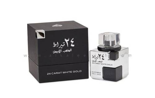 عطر 24 قيراط الذهب الأبيض  100 مل 