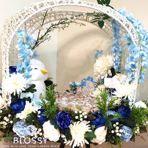 بوكيه ورد صناعي خاص بالمواليد